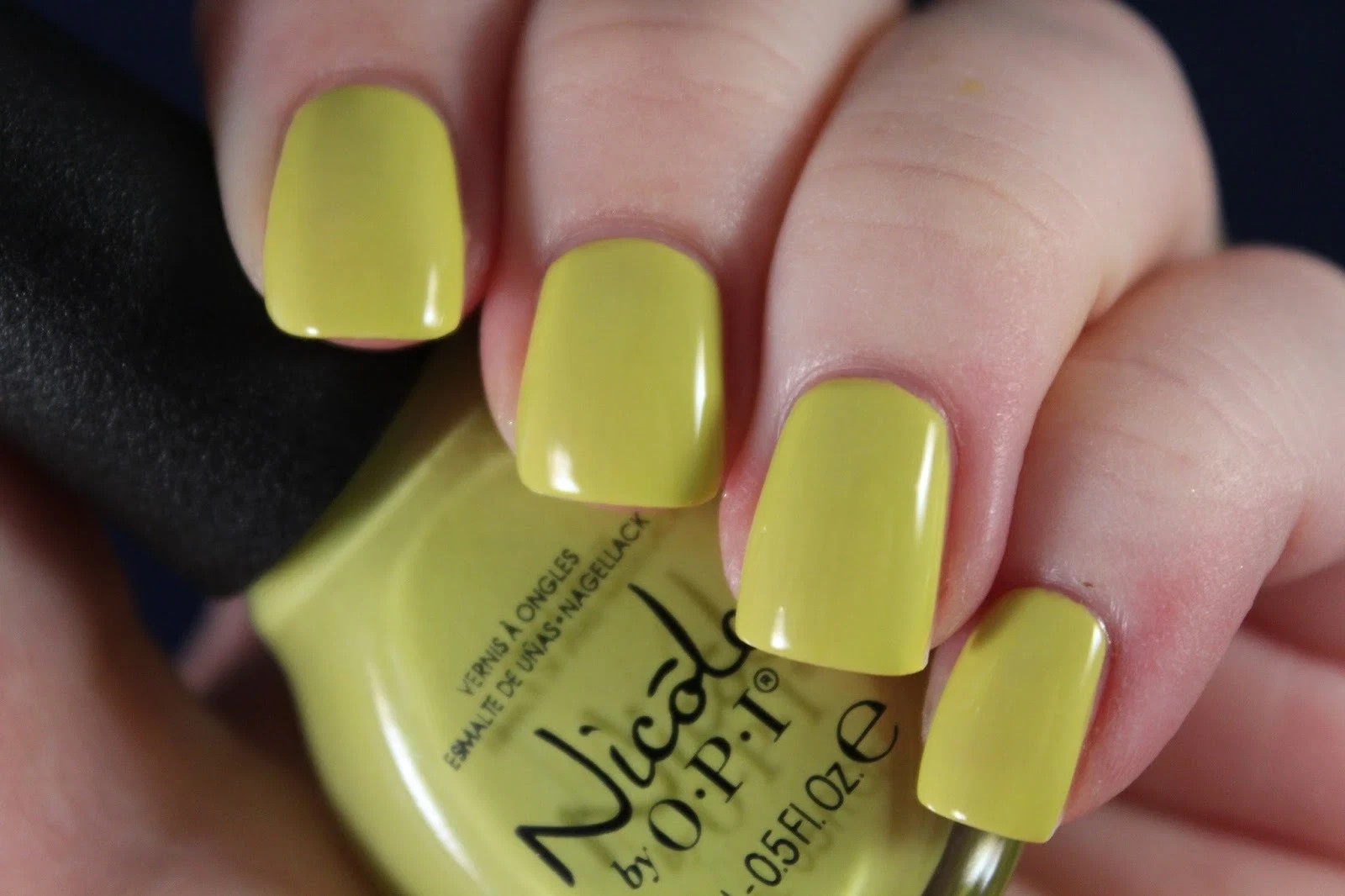 3 x Nicole OPI Nail Polish Lacquer THIS GREEN IS A SCREAM 490 Light Yellow Green