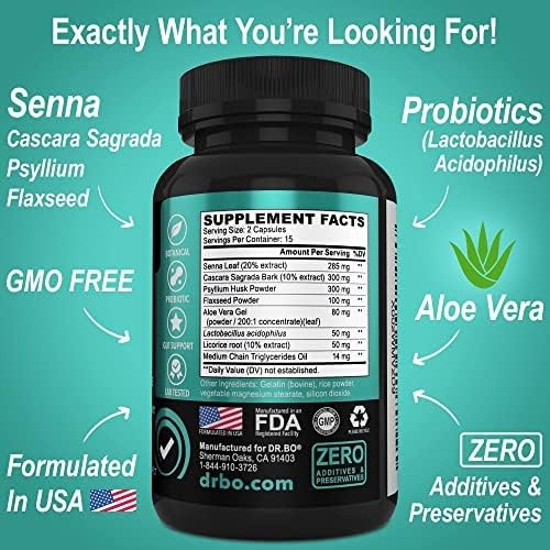 Colon & Liver Cleanse Detox Support Supplement – 15 Day Intestinal Cleanse Pi…