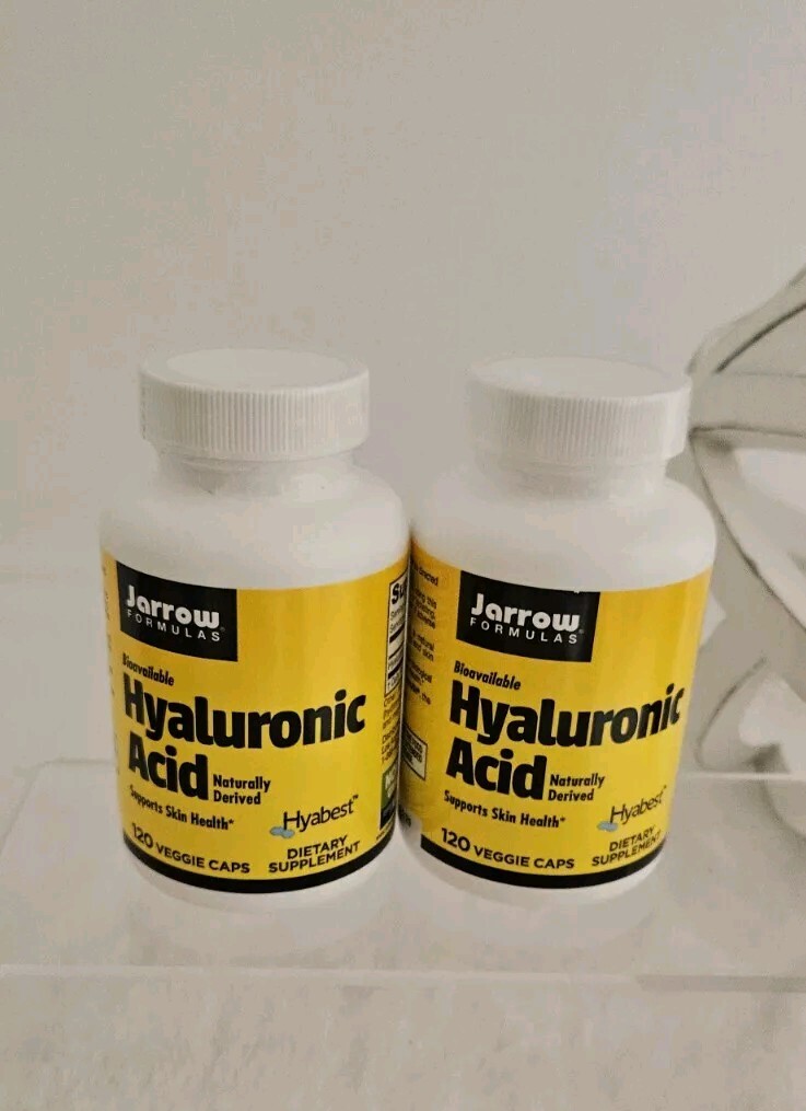 Hyaluronic Acid Naturally Derived as a Dietary Supplement 120 Ct BBD 1/25 2 Pack