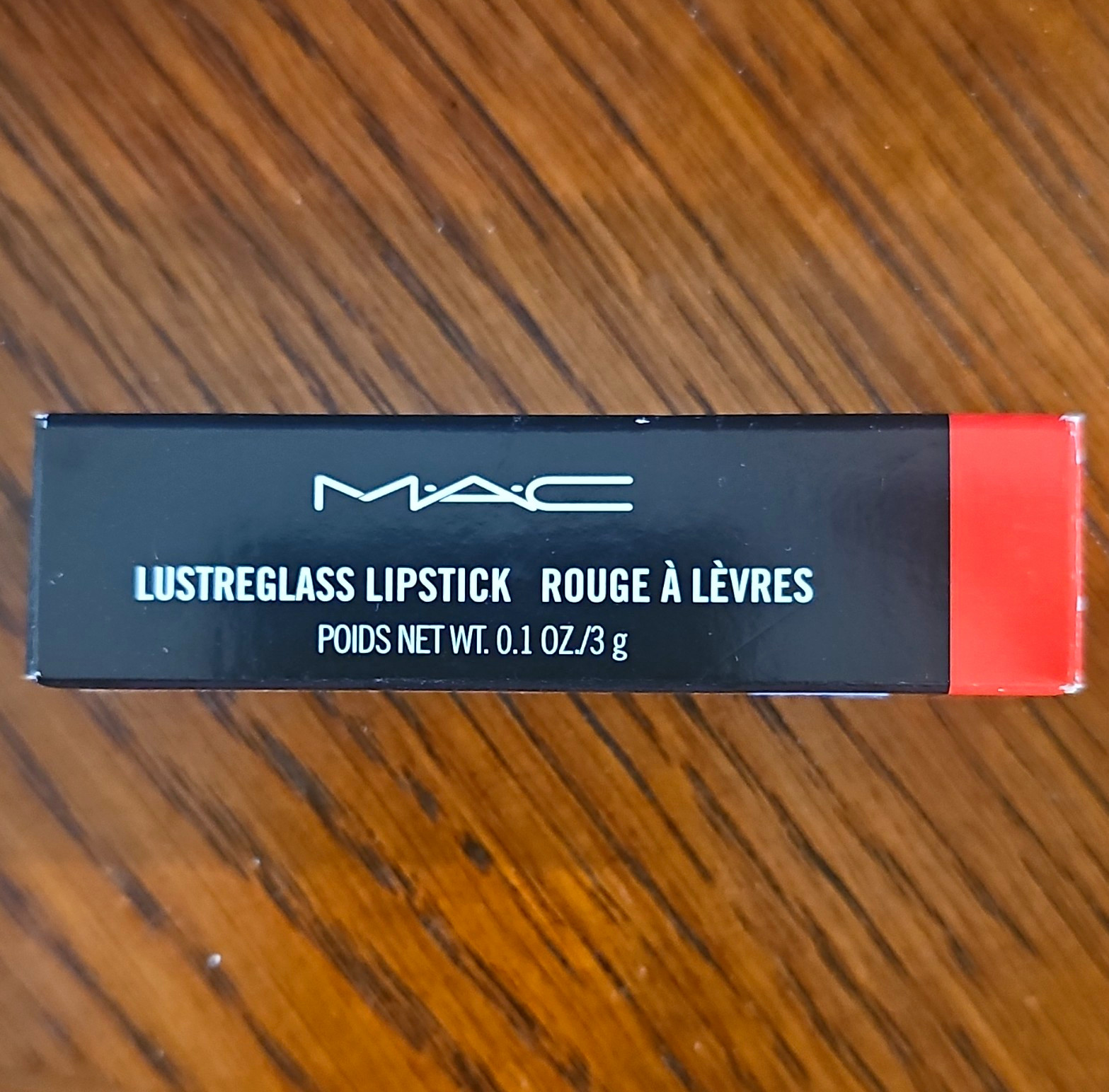 M·A·C Lustreglass Lipstick Pink Shine Stick Formulation, 0.1 oz / 3 g