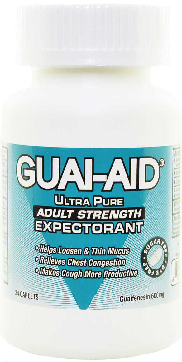 Guai-Aid® Guaifenesin 600mg 12-hour Caplets