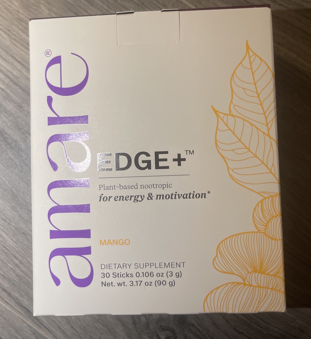 Amare Global Edge+ MANGO, 30 Sticks/Servings – Exp 03/2027