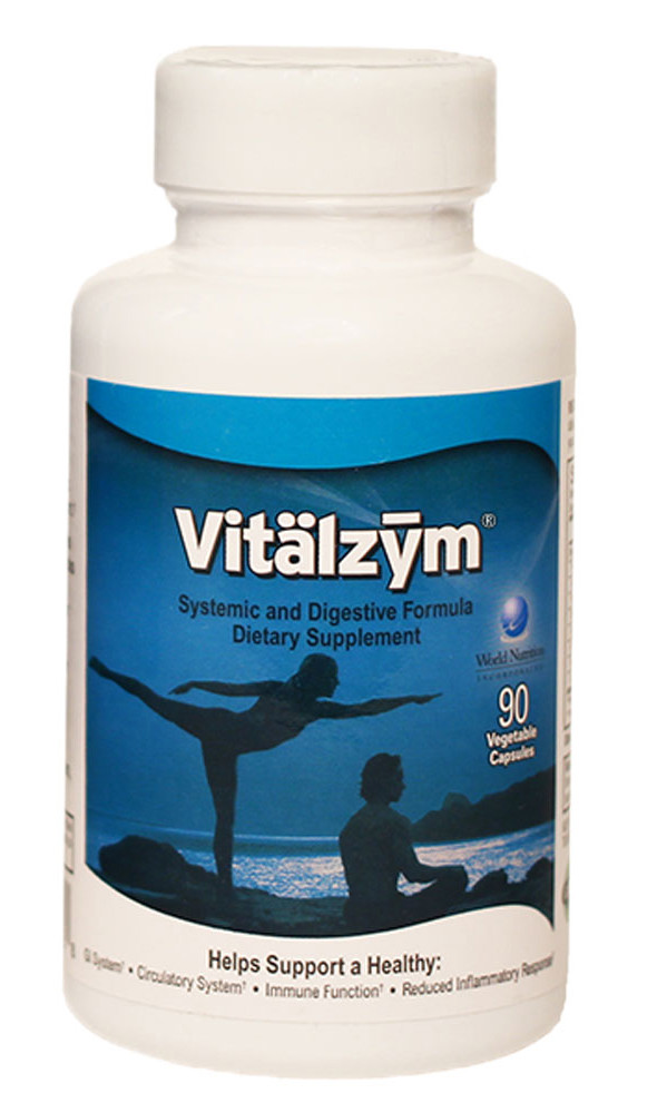 Vitalzym Systemic and Digestive Enzyme Formula 90 Caps – World Nutrition