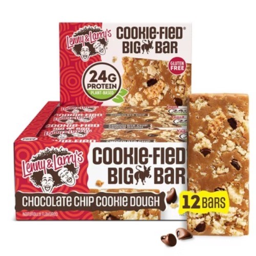 Lenny & Larry's Cookie-Fied Big Bar – Chocolate Chip Cookie Dough