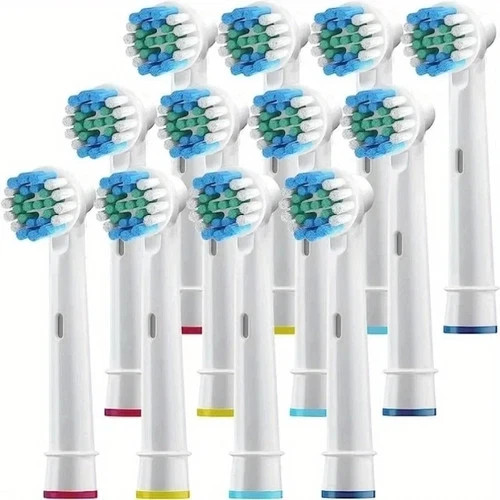 Electric Toothbrush Replacement Heads Compatible with Oral-B Braun – 12Pack