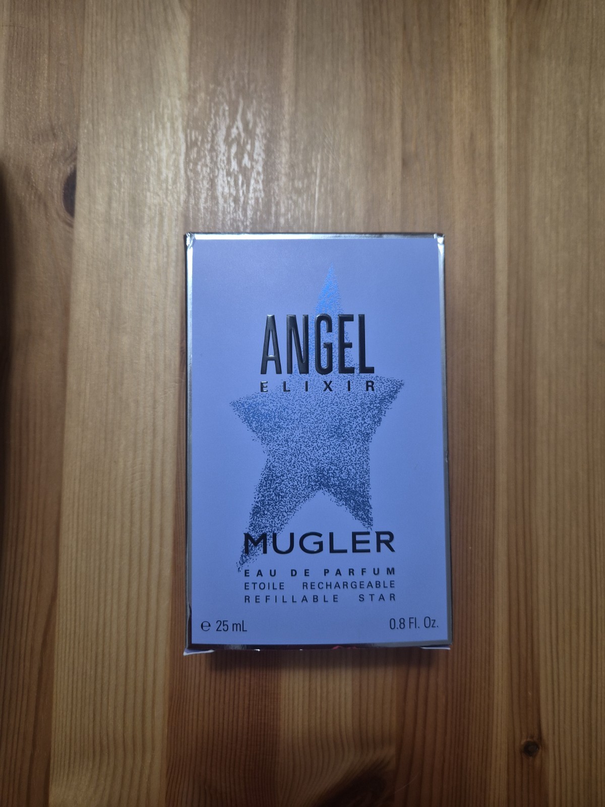ANGEL BY THIERRY MUGLER Parfum SPRAY REFILLABLE .08 Fl Oz NIB, Unsealed
