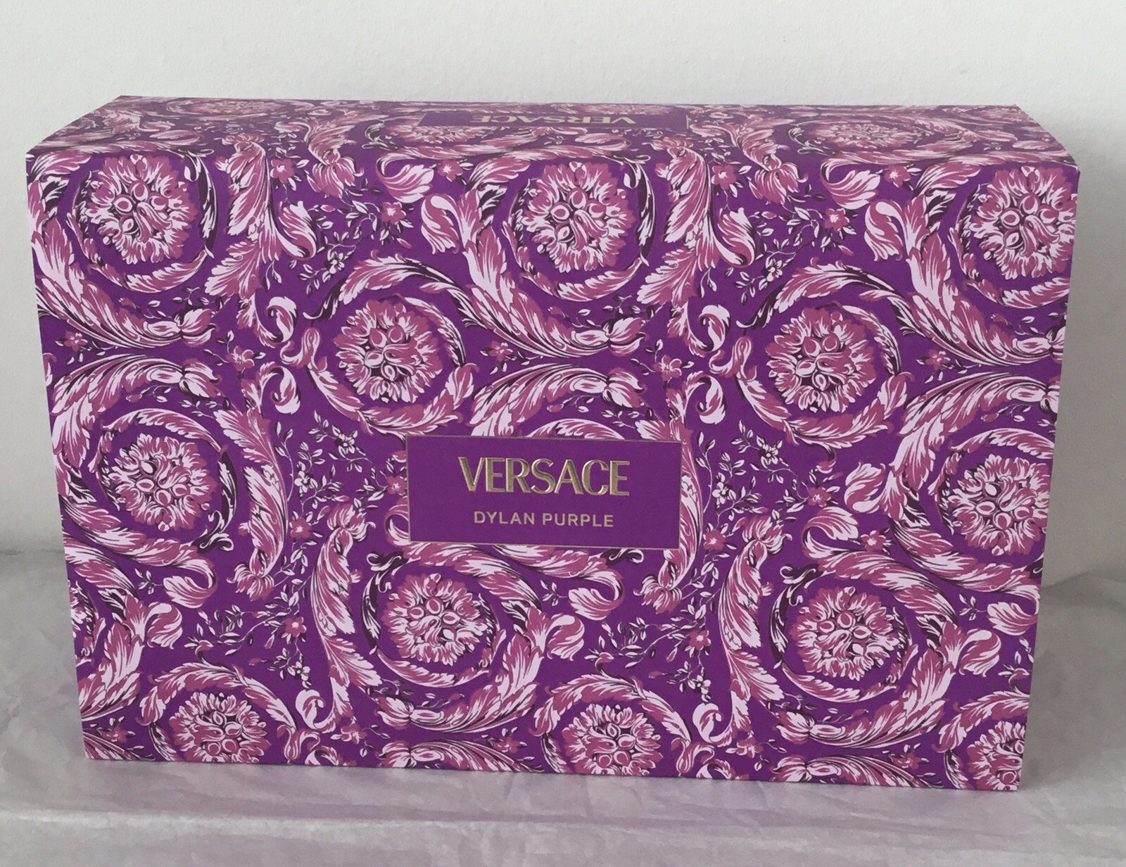 DYLAN PURPLE by Versace | Women’s 4 Pc Gift Set: 3.4+0.17 Oz EDP+3.4 B.Lot+S.Gel
