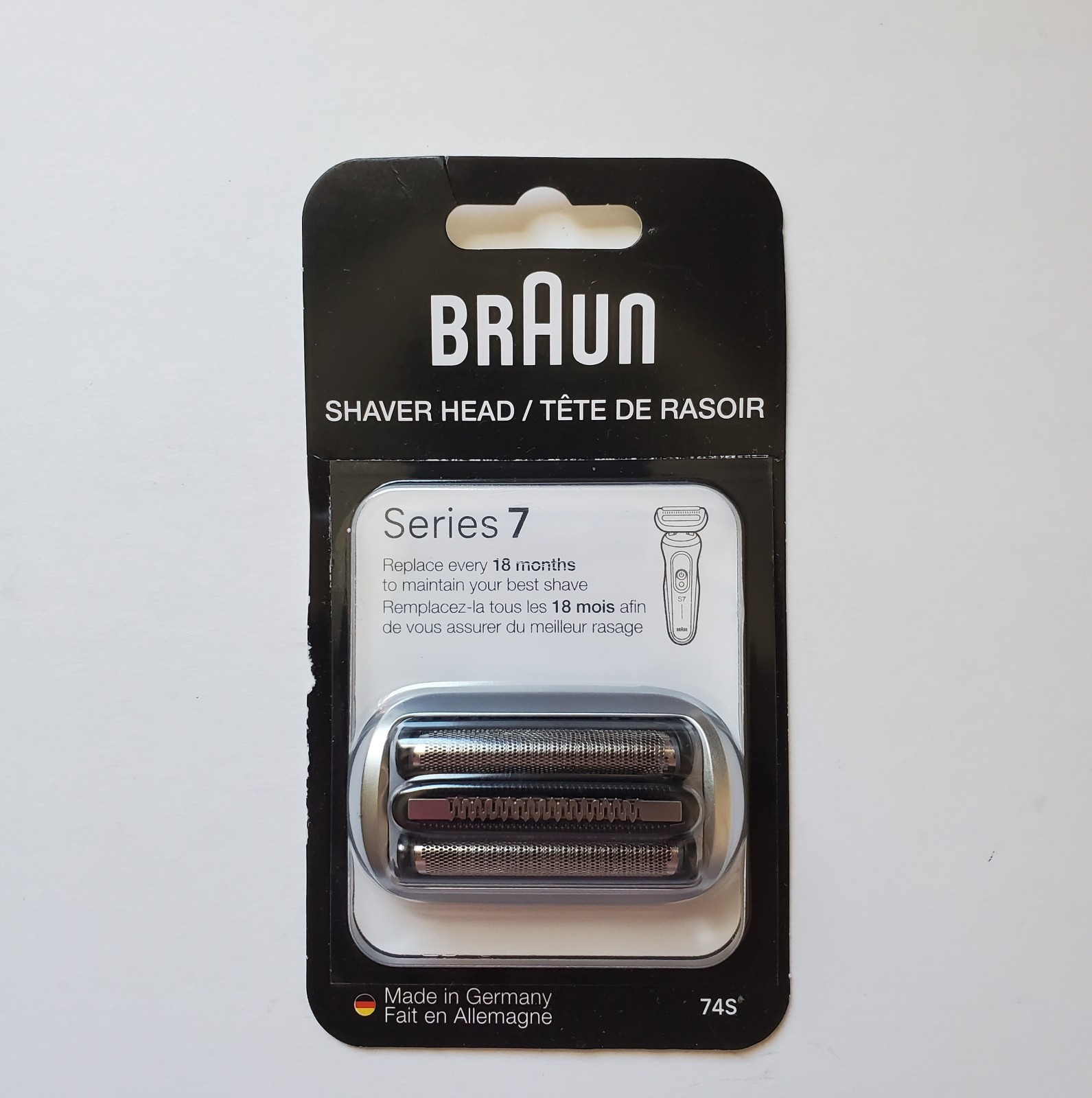 Braun Series 7 Electric Shaver Replacement Head Blade 74S Razor Made In Germany