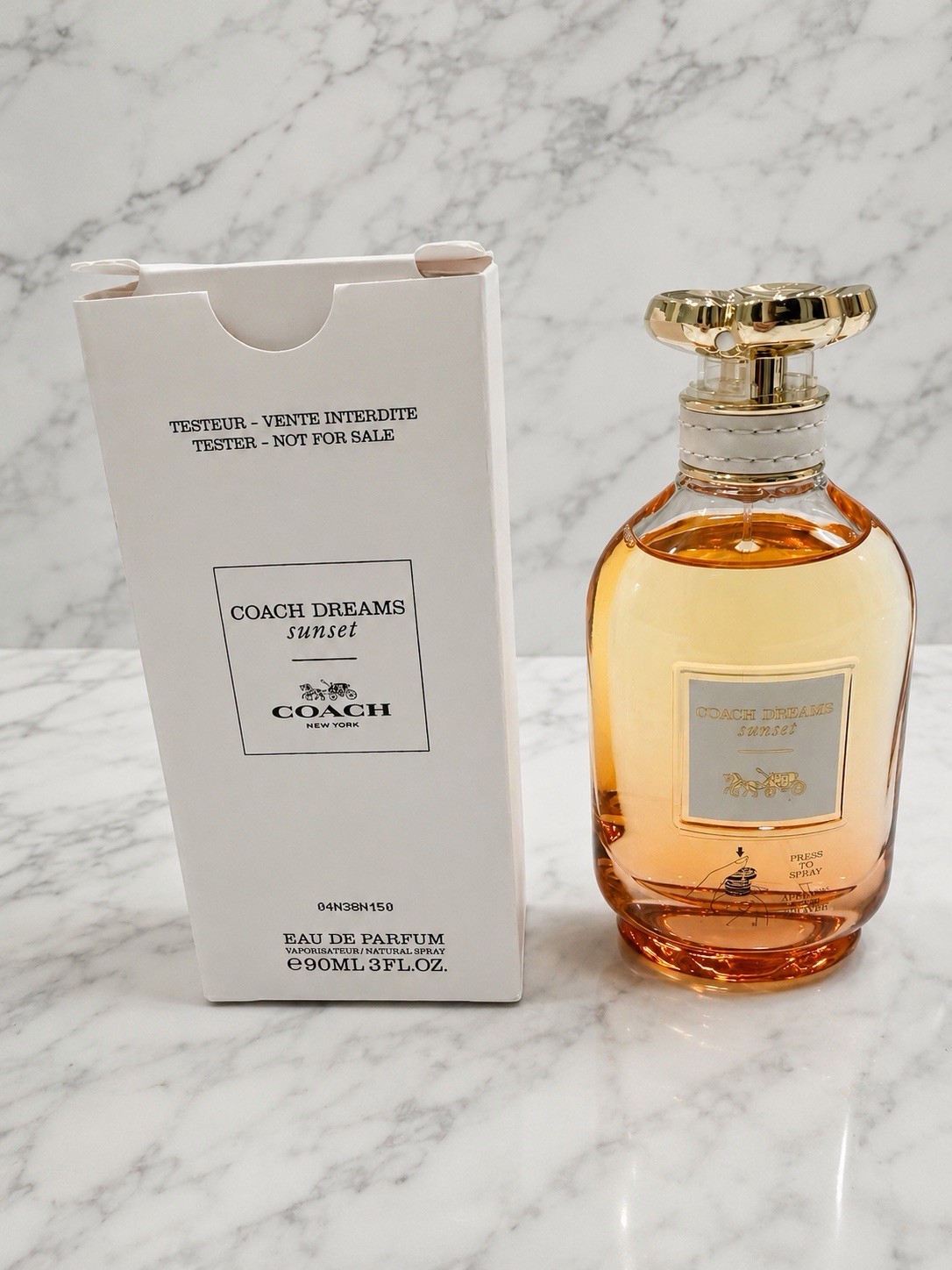 Coach Dreams Sunset By Coach Women’s Tester Eau de Parfum – 3.0 oz./90 ml