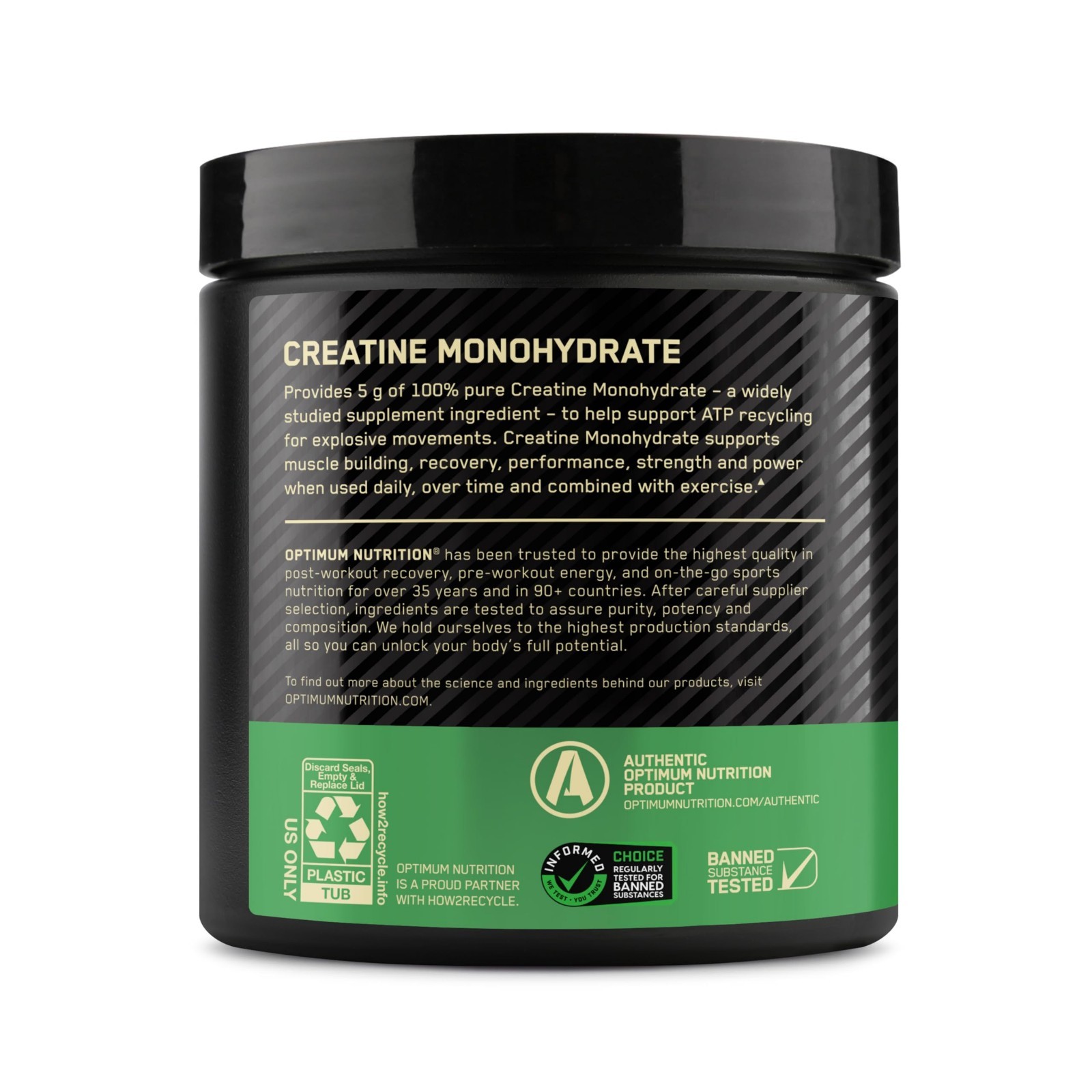 Micronized Creatine Monohydrate Powder – Blueberry Lemonade, 360g, 60 Servings,