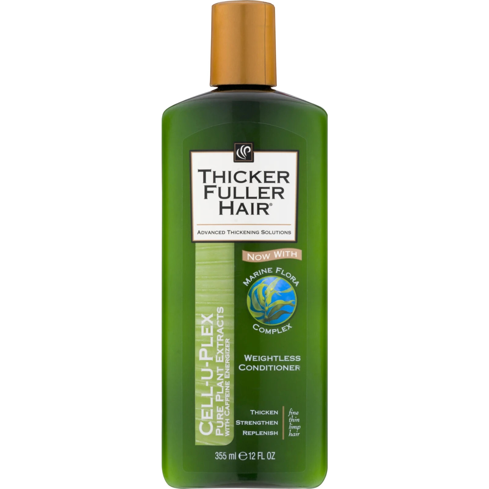 Thicker Fuller Hair Cell U Plex Plant Extracts Weightless Conditioner – 12oz