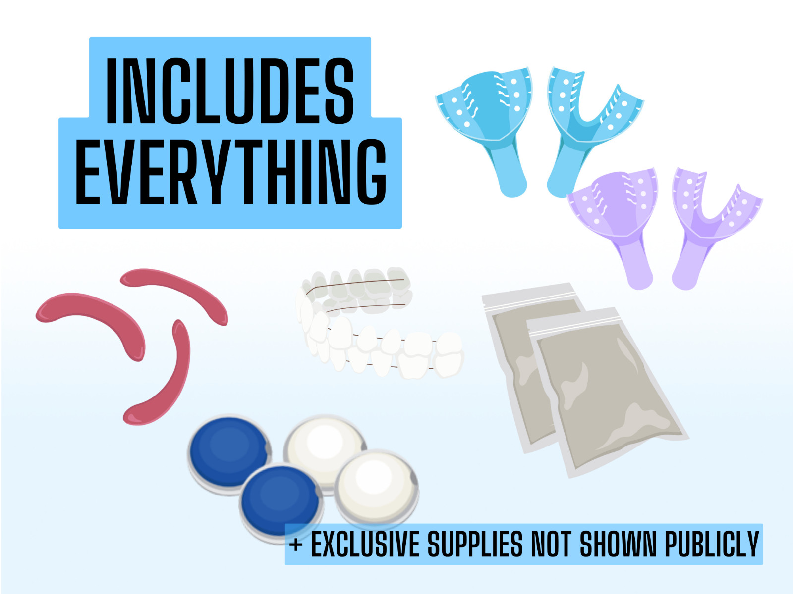 DIY Denture Kit – Homemade Dentures, Custom Dentures From Home, Full Kit