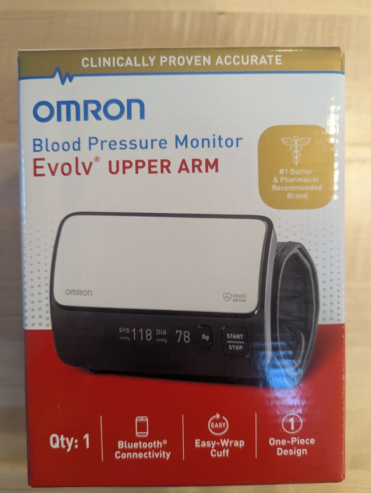 Omron BP7000 Evolv Wireless Upper Arm Blood Pressure Monitor