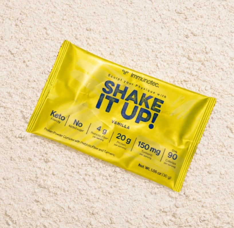 3 Packs Immunotec SHAKE IT UP Vanilla Flavor – EXP 2027 New Sealed Factory