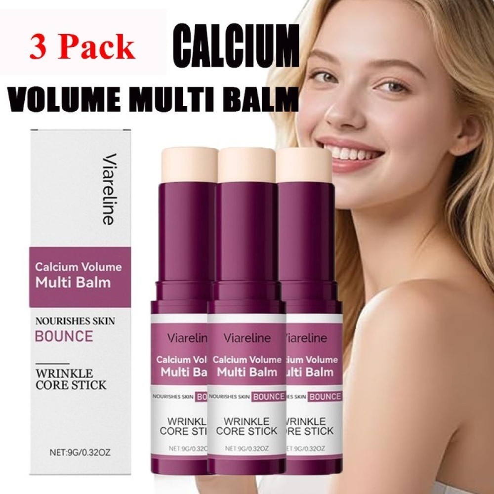3PCS Calcium Volume Multi Balm Wrinkle Core Stick Beauty Korean Moisturing Stick