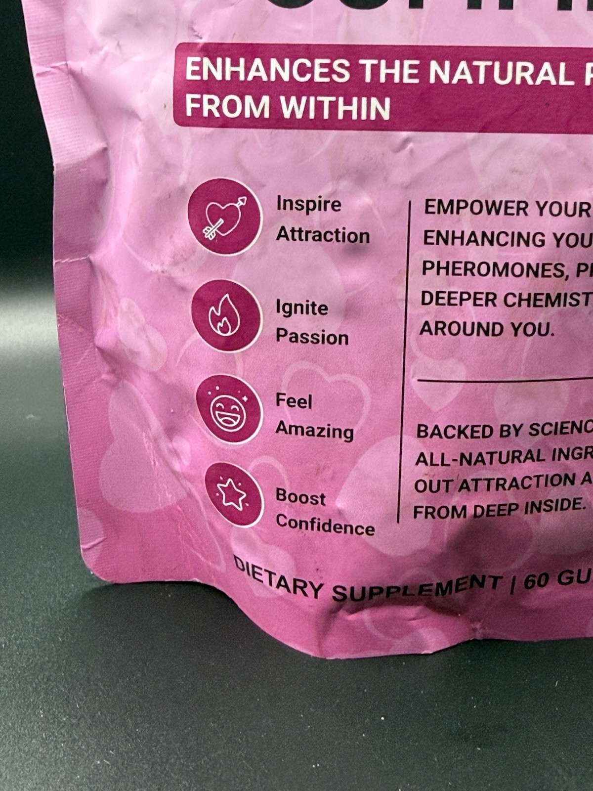 Pheromone Gummies | 60 Count Gummies | Non-GMO | Natural Formulation+++
