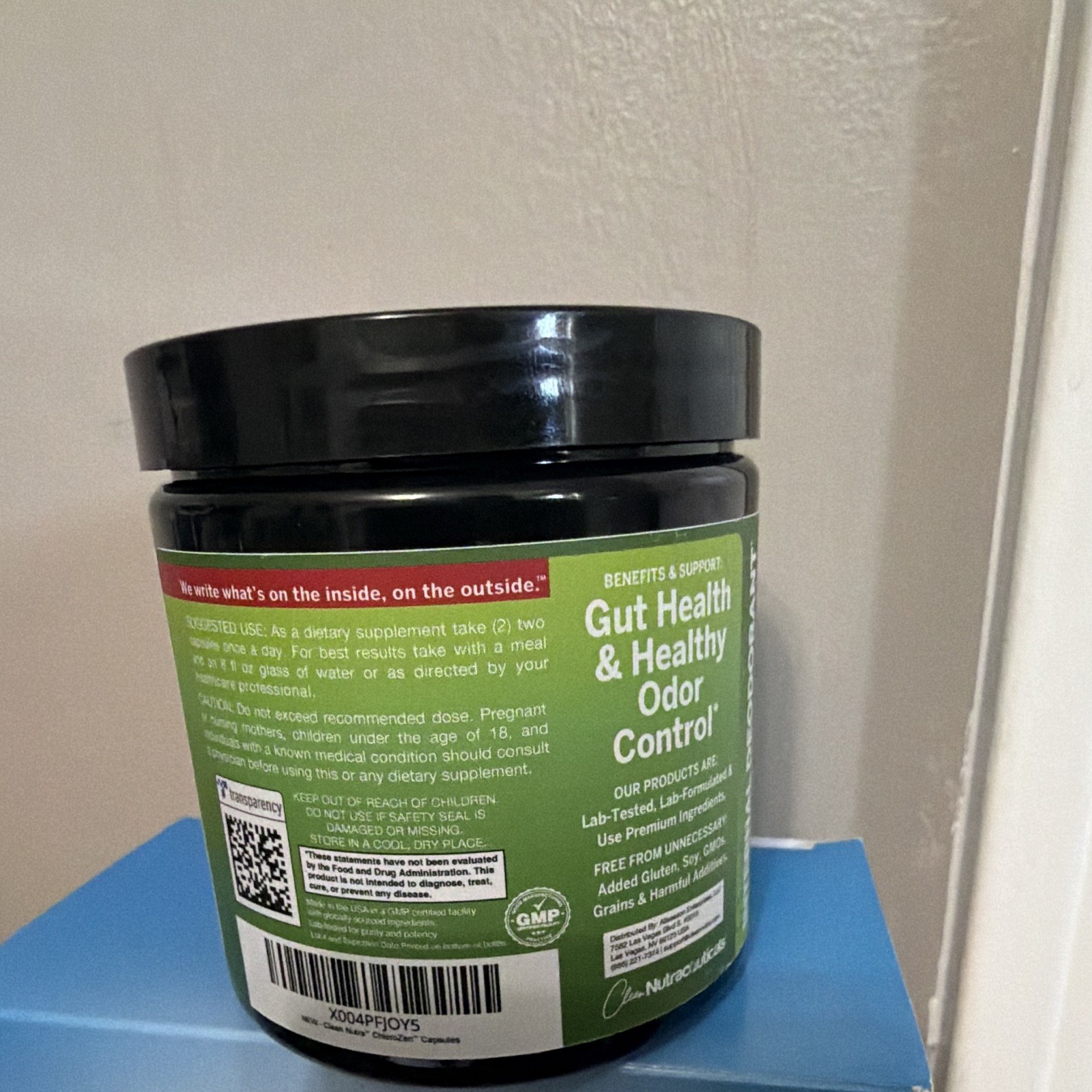 Clean NutraCeuticals ChloroZen Chlorophyll Peppermint Vegan 60 Capsules