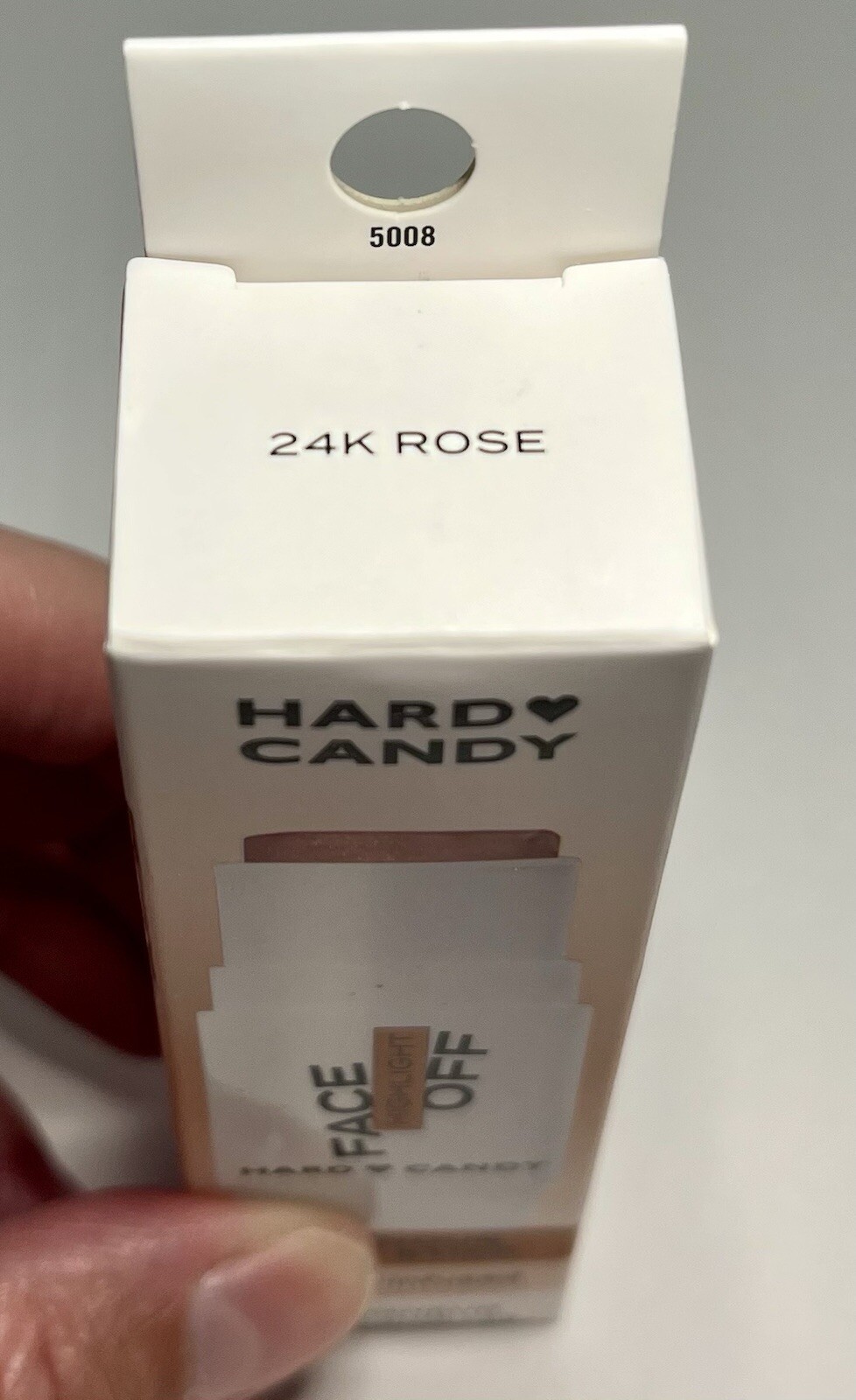 Hard Candy Face Off Luminous Glow Stick Crystal Infused 24K Rose .21oz/6g