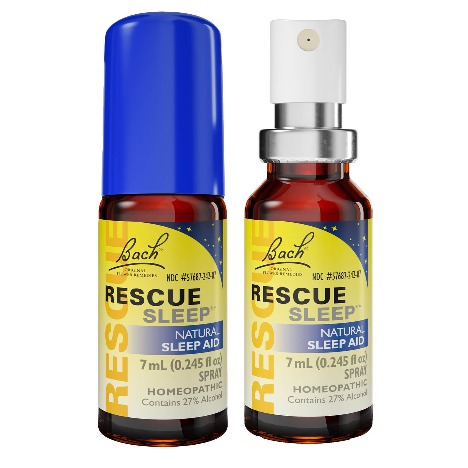 Bach RESCUE SLEEP Spray Natural Sleep Aid 0.245 fl oz 7mL