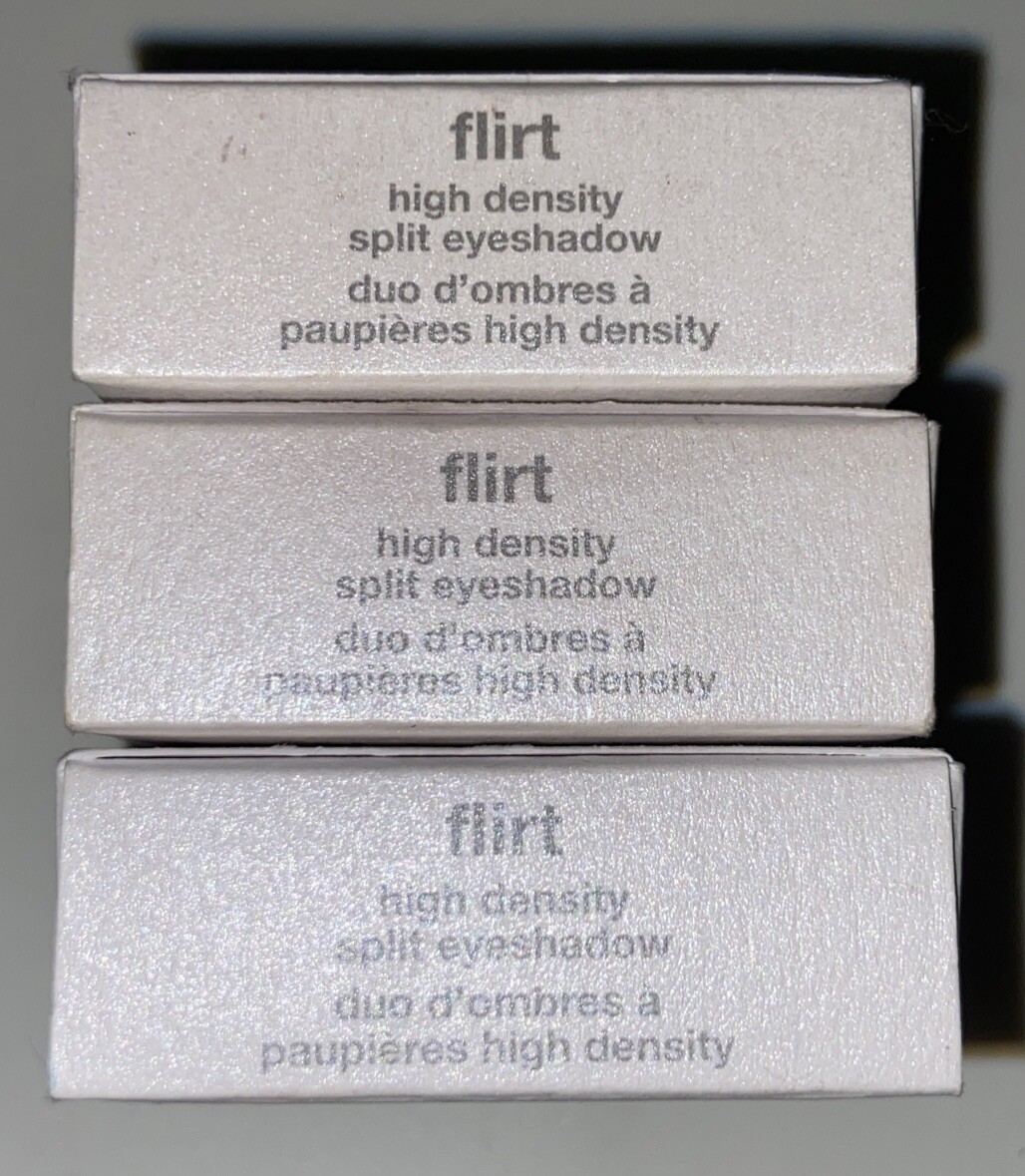 (3) PACK!!! TIGI ( FLIRT ) HIGH DENSITY SPLIT EYESHADOW COMPACT 0.112 OZ / 3.19G