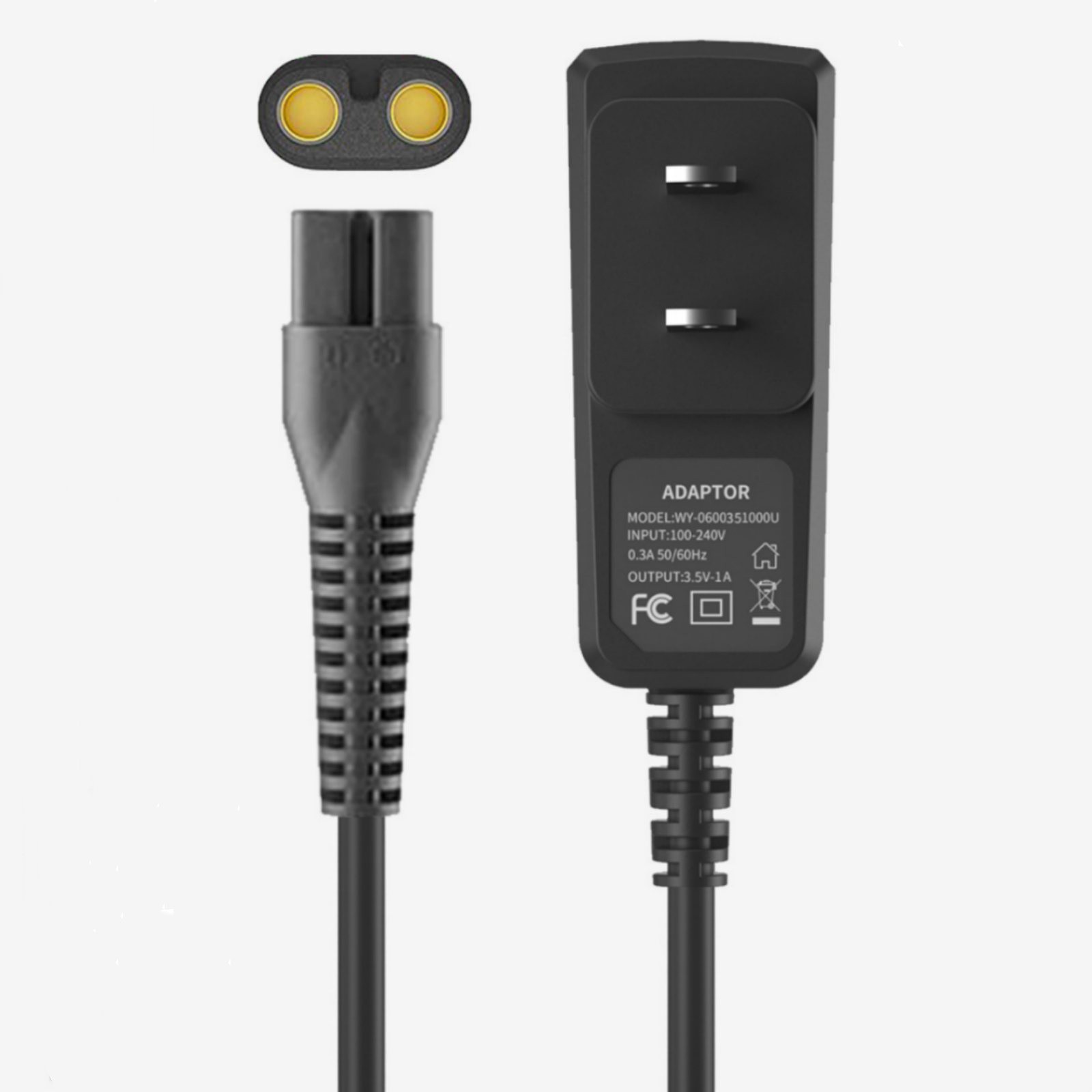 Input: AC 100-240V ~ 50/60Hz Hair Clipper Charger For Wahl Color Pro 9649