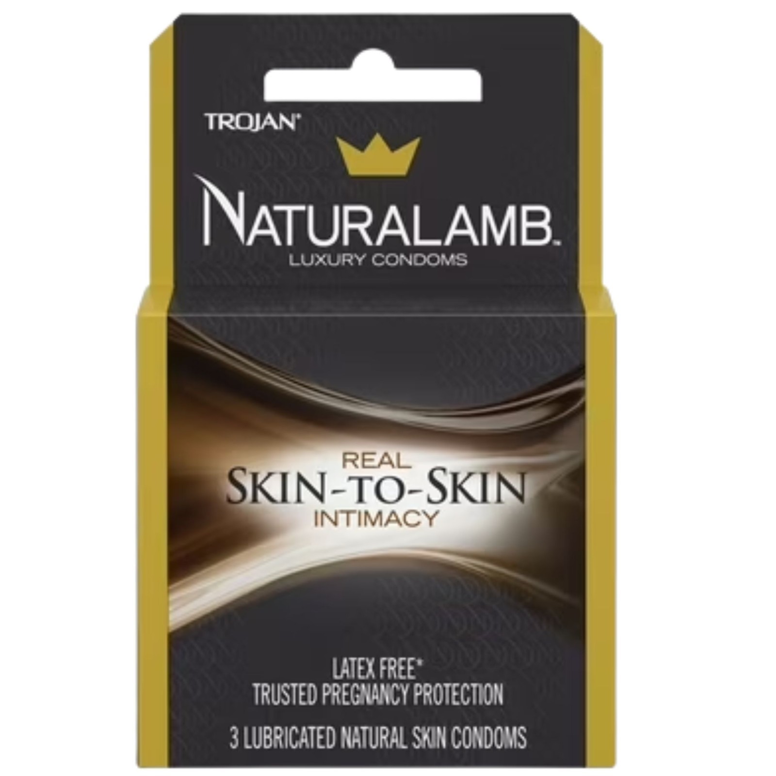 Trojan Naturalamb Luxury Condoms 3 Count 1 Pack Latex Free Exp 06/2028