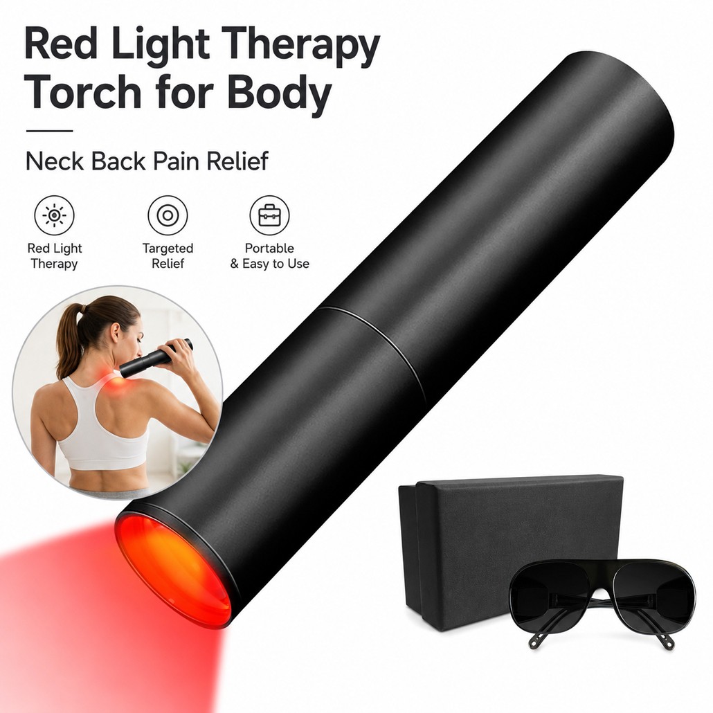 660nm Portable Red Light Therapy Device for Body, Joints, Muscles Pain Relief