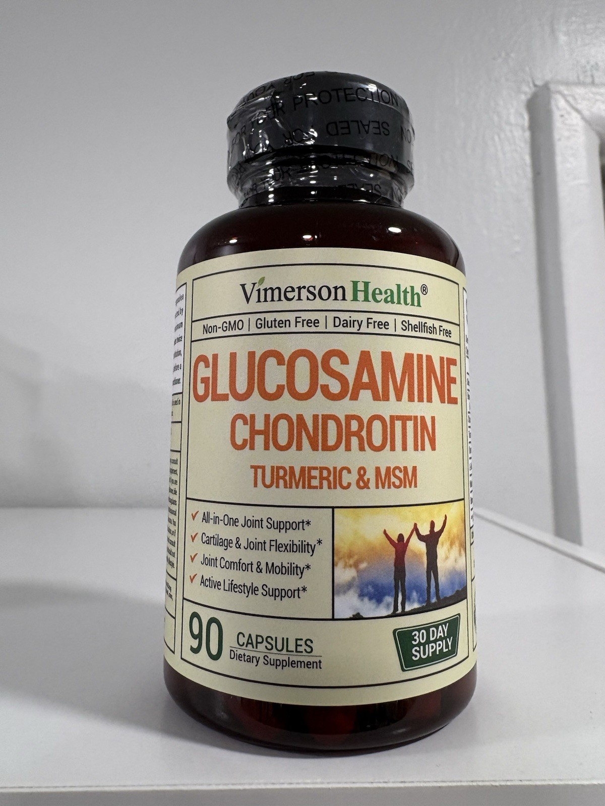 Vimerson Health Glucosamine Chondroitin Turmeric MSM Dietary Supplement 90 Cap