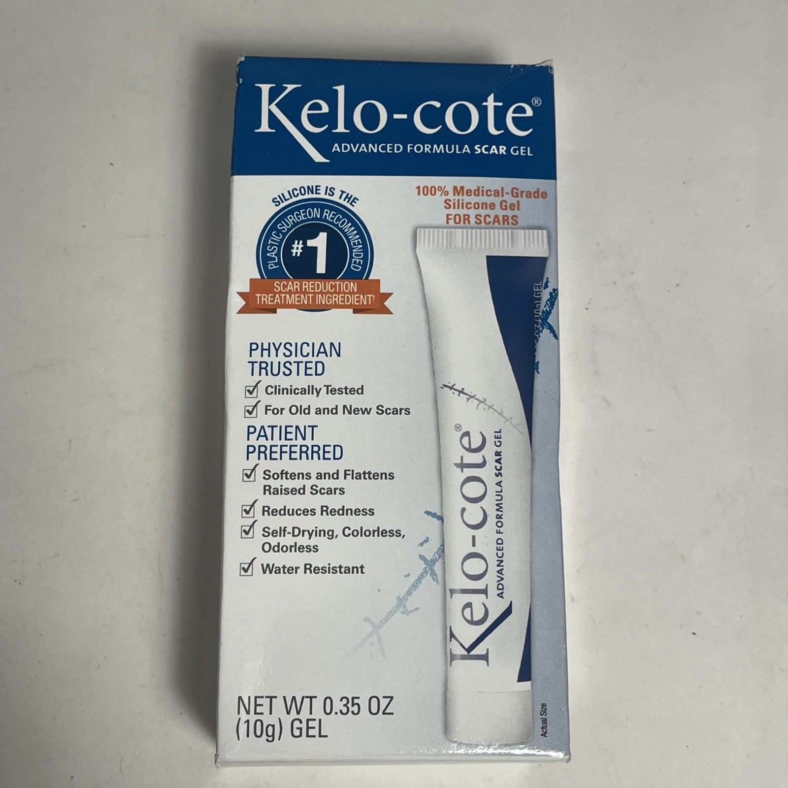Kelo Cote Advanced Formula Scar Gel Silicone 10g bb2/26 (11a