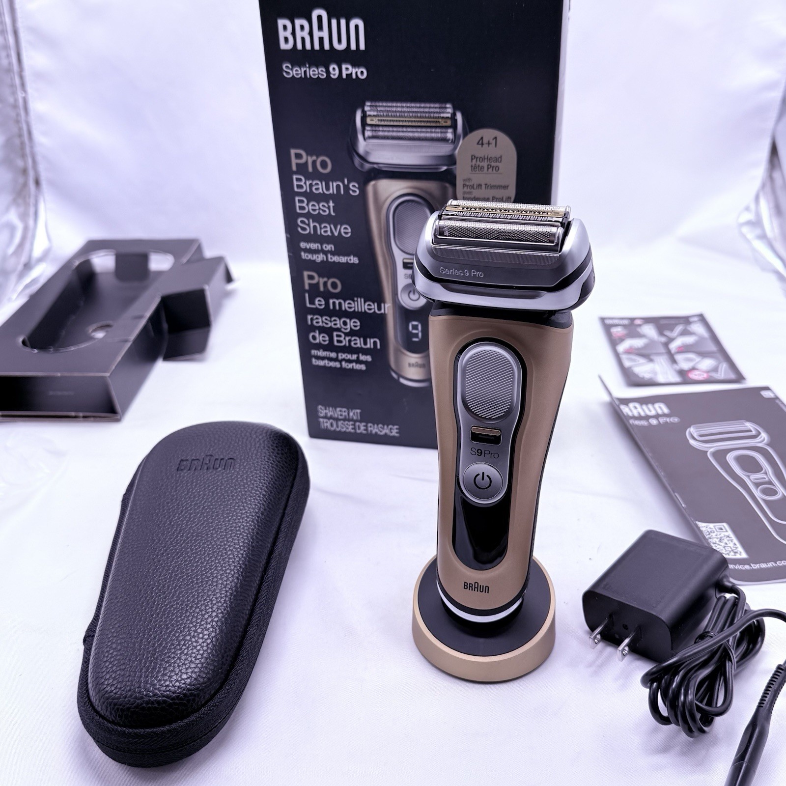 Braun Series 9 Pro 9419s Electric Shaver for Men Wet & Dry With Pro Lift Trimmer