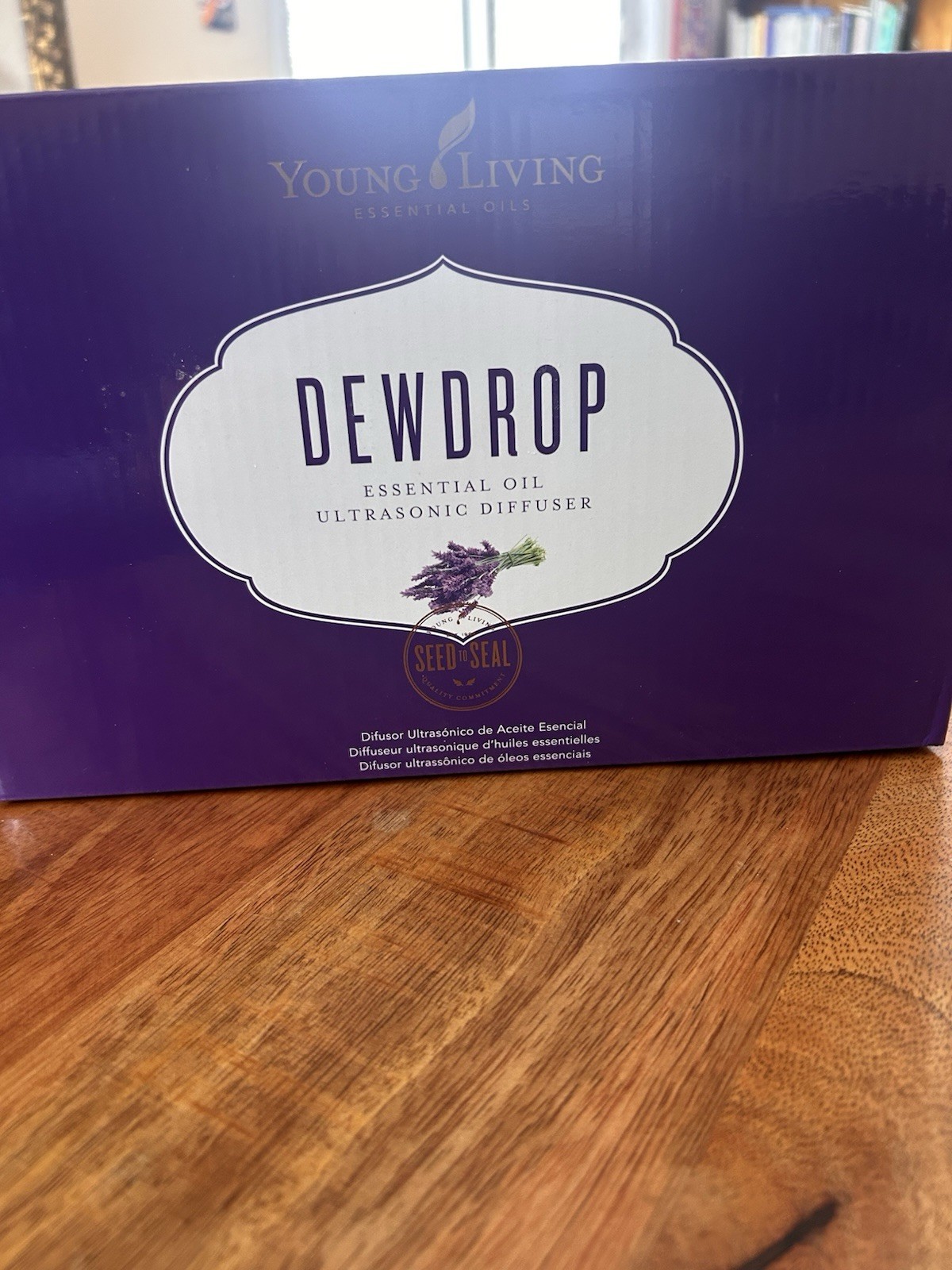 Young Living Dewdrop Ultrasonic Diffuser Aromatherapy 200 ml White/Gray w/ Box