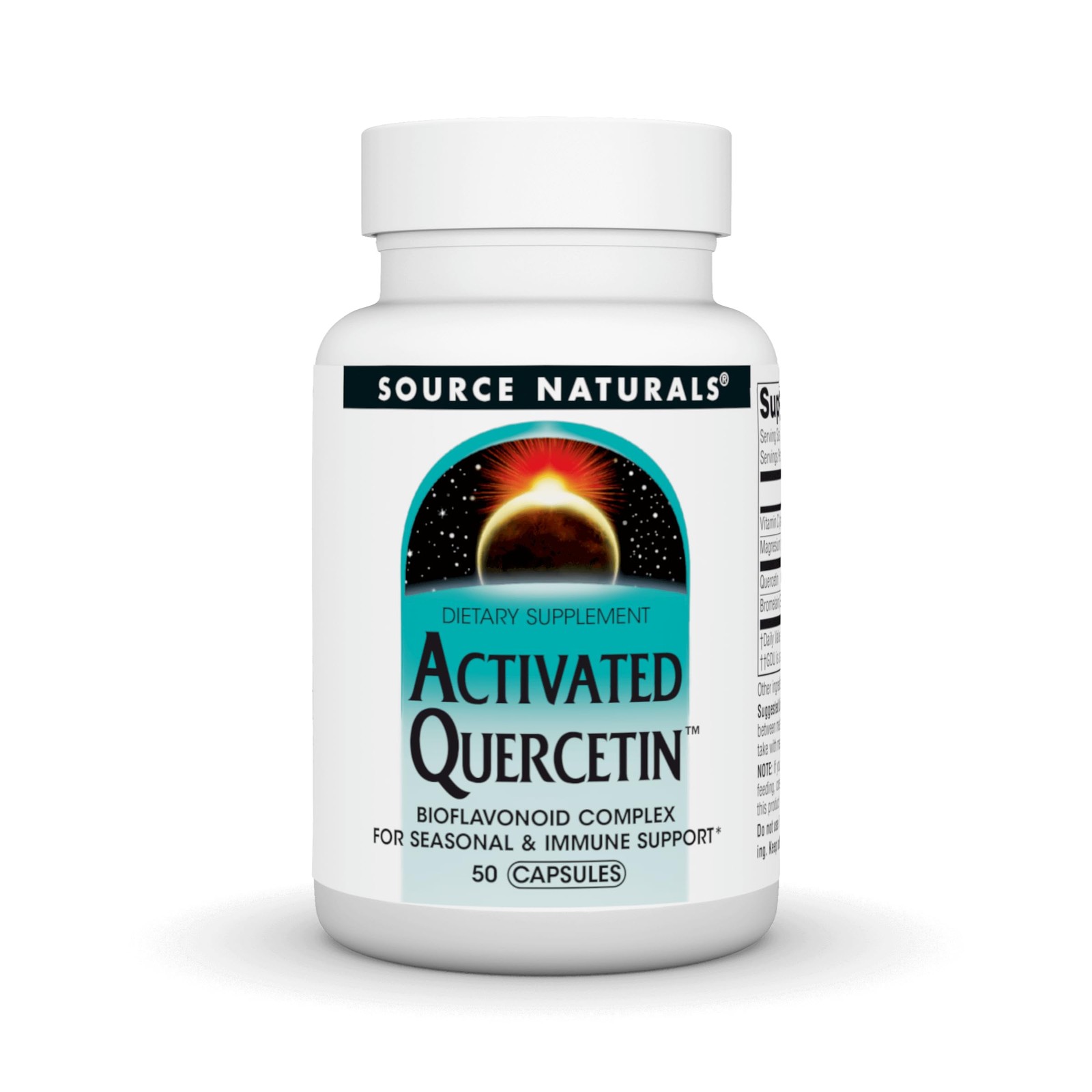Source Naturals Activated Quercetin, Bioflavanoid 50 Count (Pack of 1)