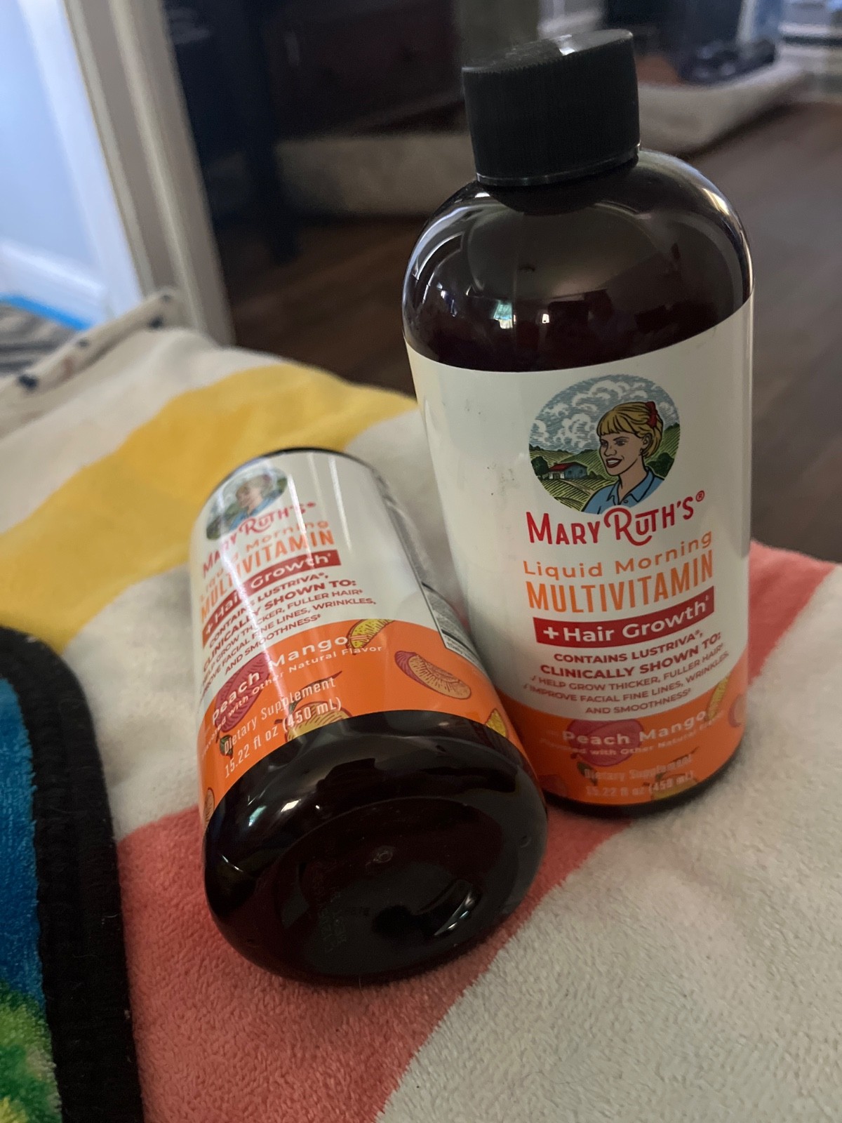 Mary Ruth’s Liquid Morning Multivitamin +Hair Growth 30oz Sealed! Best By 07/27