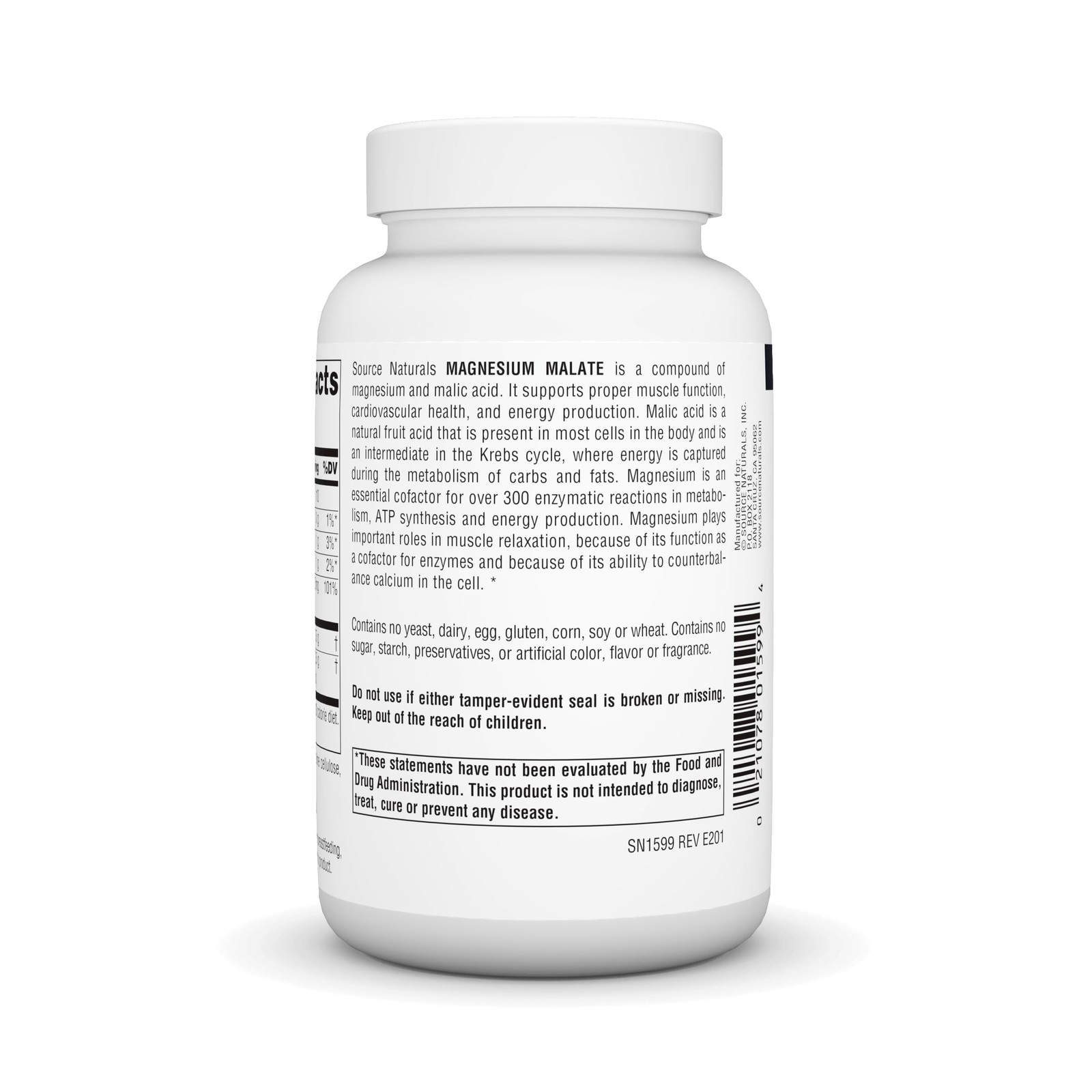 Magnesium Malate 3750 Mg per Serving Essential Magnesium Malic Acid Supplement –
