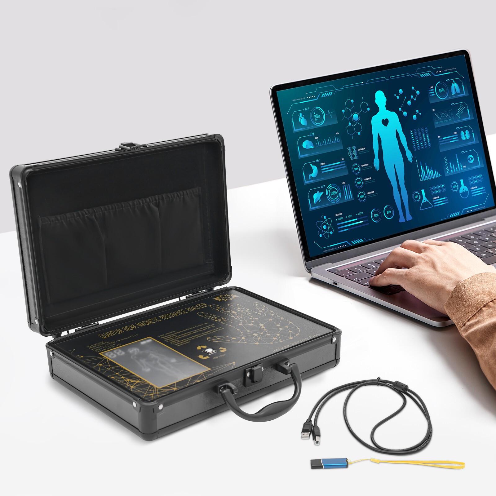 Quantum Magnetic Resonance Body Analyzer Quantum Resonance Magnetic Scanner