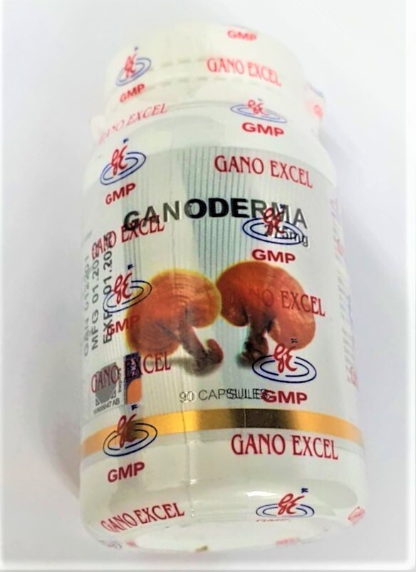 1 Bottle Gano Excel Ganoderma 90 Capsules Reishi Lingzhi Boosts Immune NEW USA