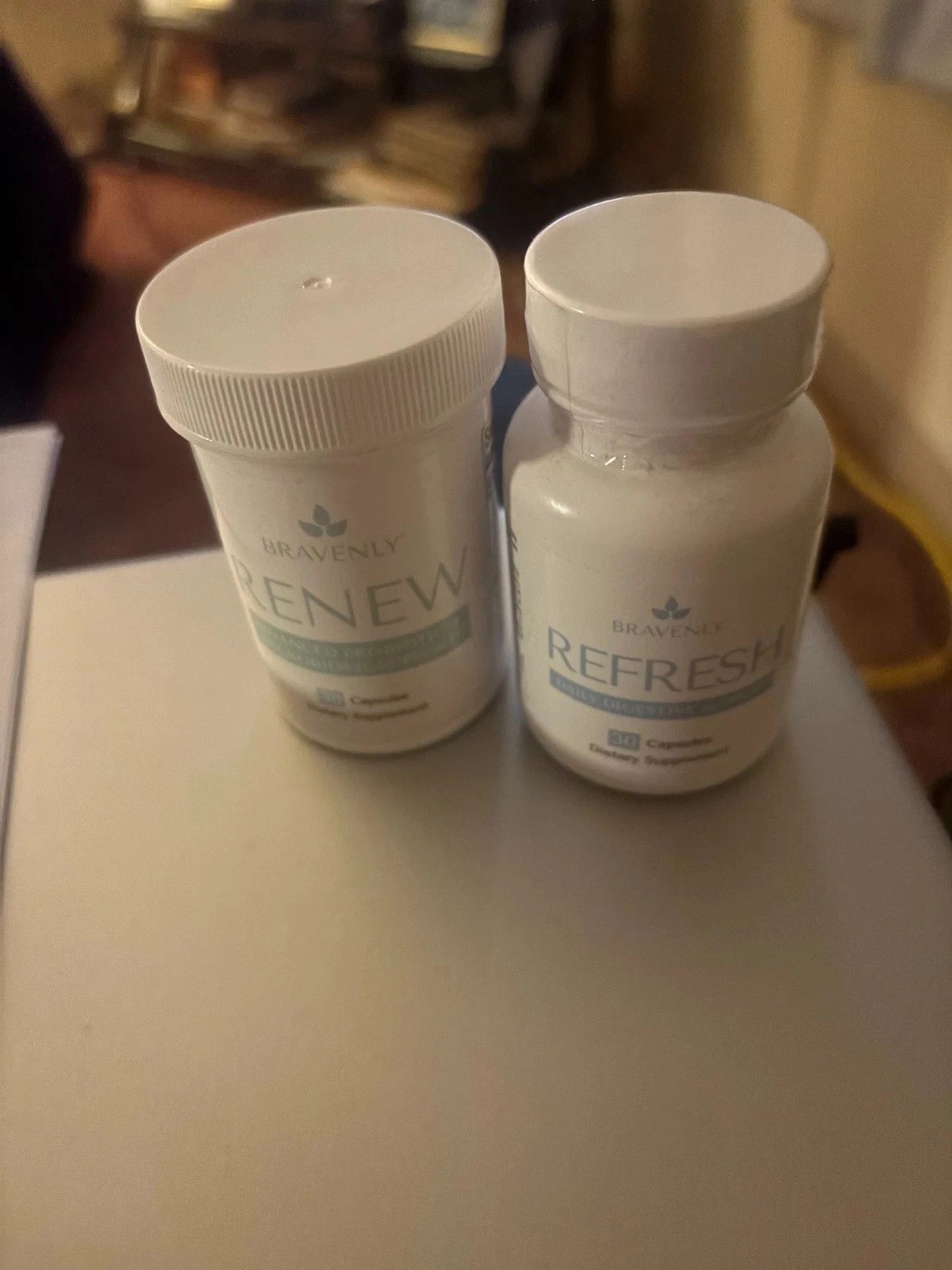 Bravenly Refresh & Renew Combo Digestive Enzymes + Probiotic 30 Capsules – New🌿