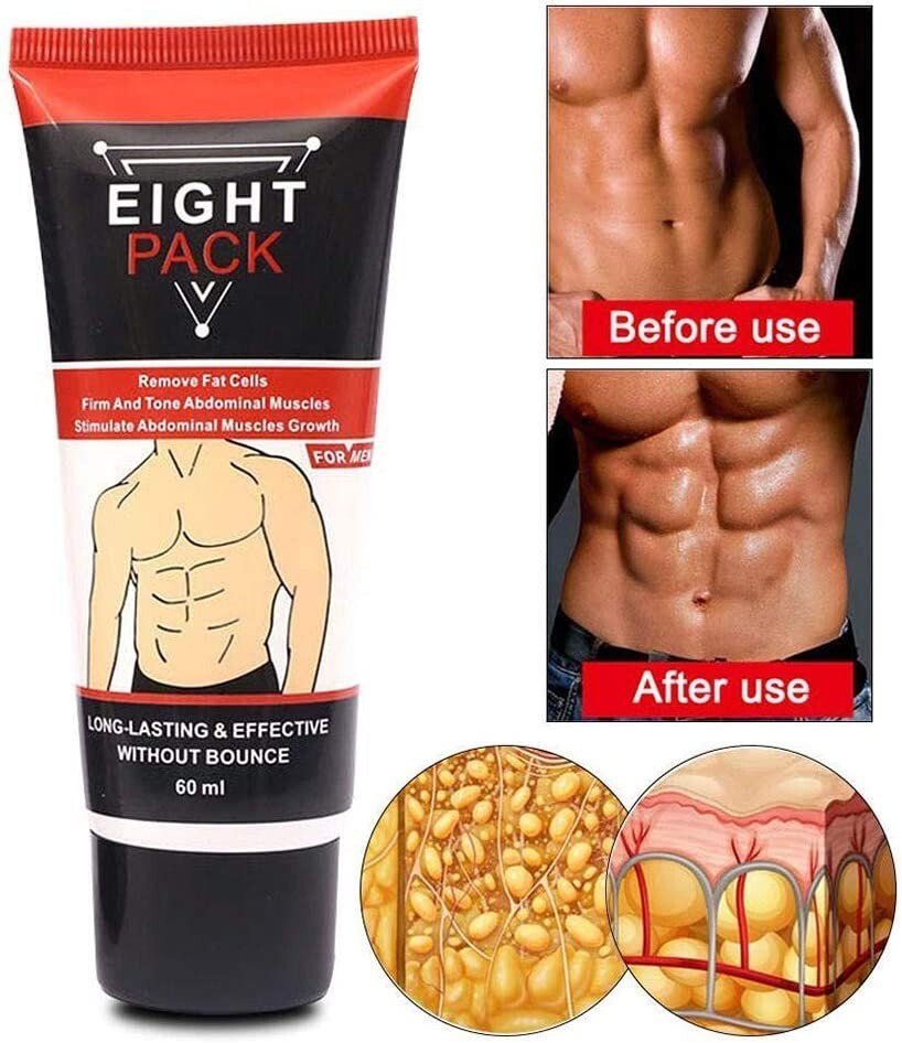 Eight-Pack abs Fat Burning Men Abdominal Muscle Cream Anti Cellulite Slimming