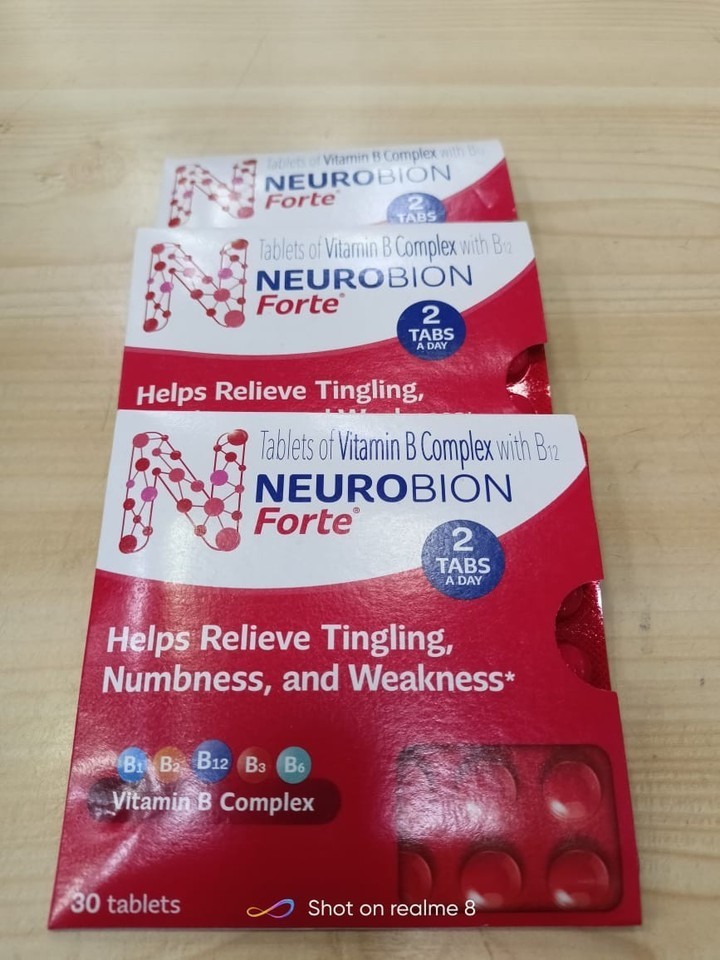 Neurobion Forte with Vitamin B complex 3*30 TAB expiry dec-2026 F/ahip