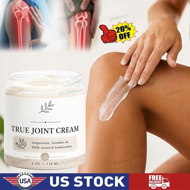 118g Organics True Joint Cream, Moisturizing Massage Cream for Body Joints HOT