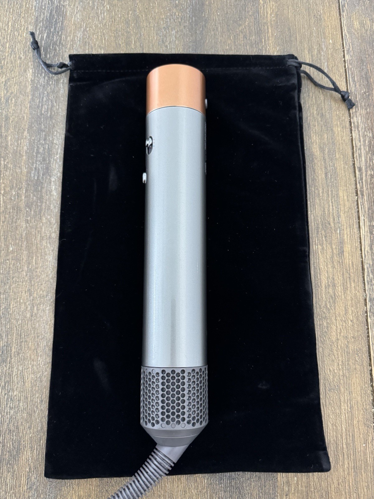 Dyson Airwrap Multi Styler Curler Copper/Nickel w/ 3 Attachments & Travel Bag