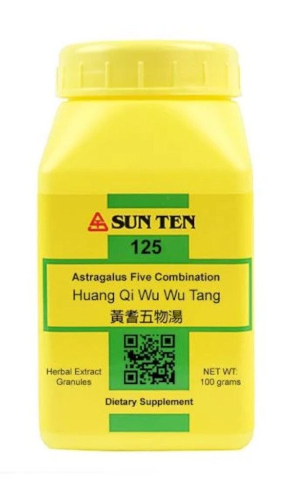 Sun Ten – Astragalus Five Combination, Granules / Huang Qi Wu Wu Tang / 黃耆五物湯
