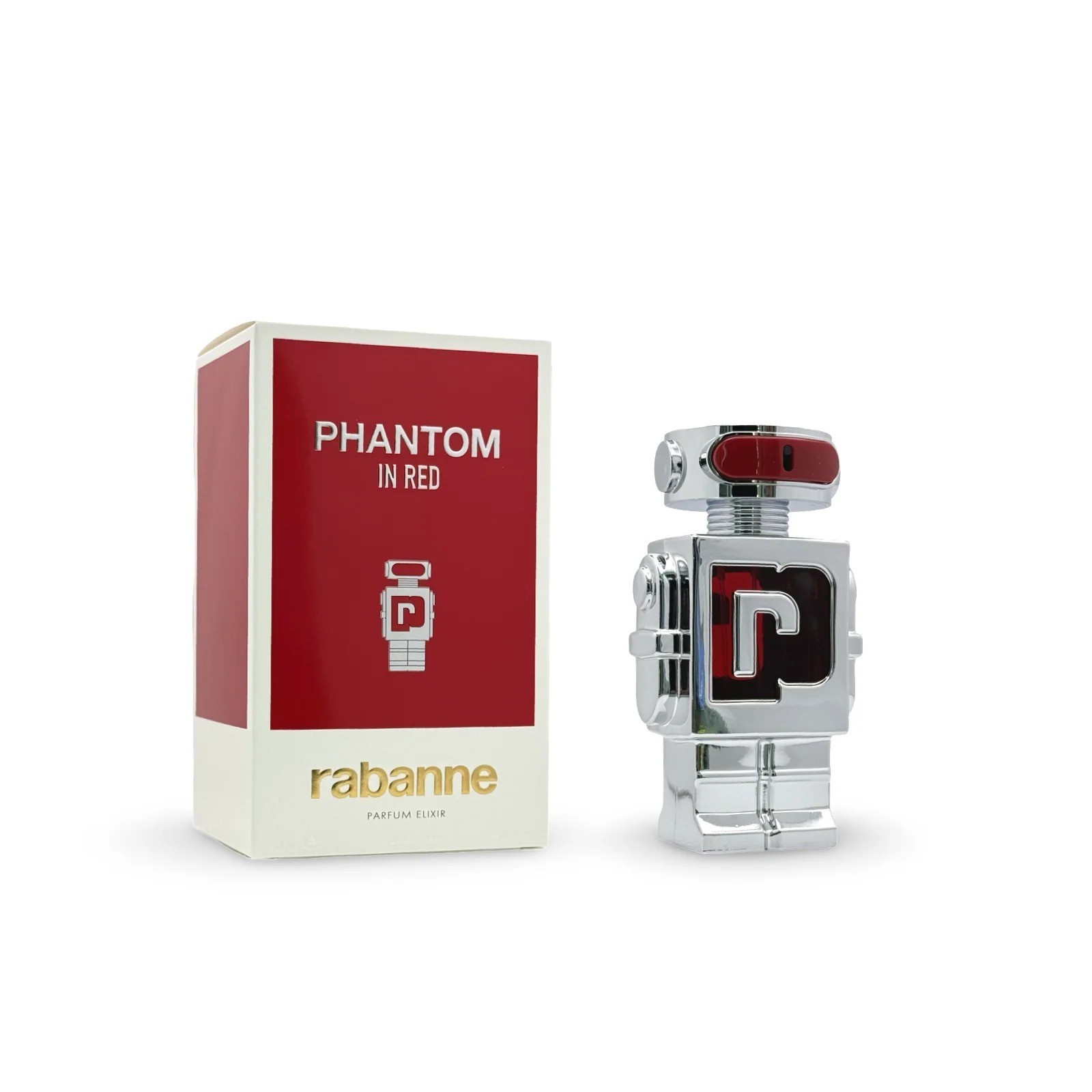 Paco Rabanne Men’s Phantom In Red Elixir Parfum 3.4 oz Fragrances 3349668661640