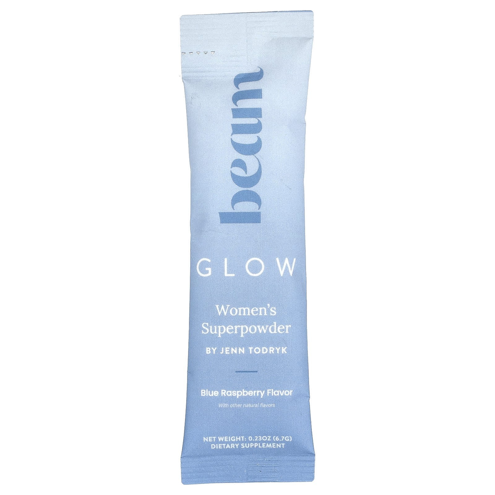 Beam Glow, Blue Raspberry, 15 Stick Packs, 0.22 oz (6.3 g) Each