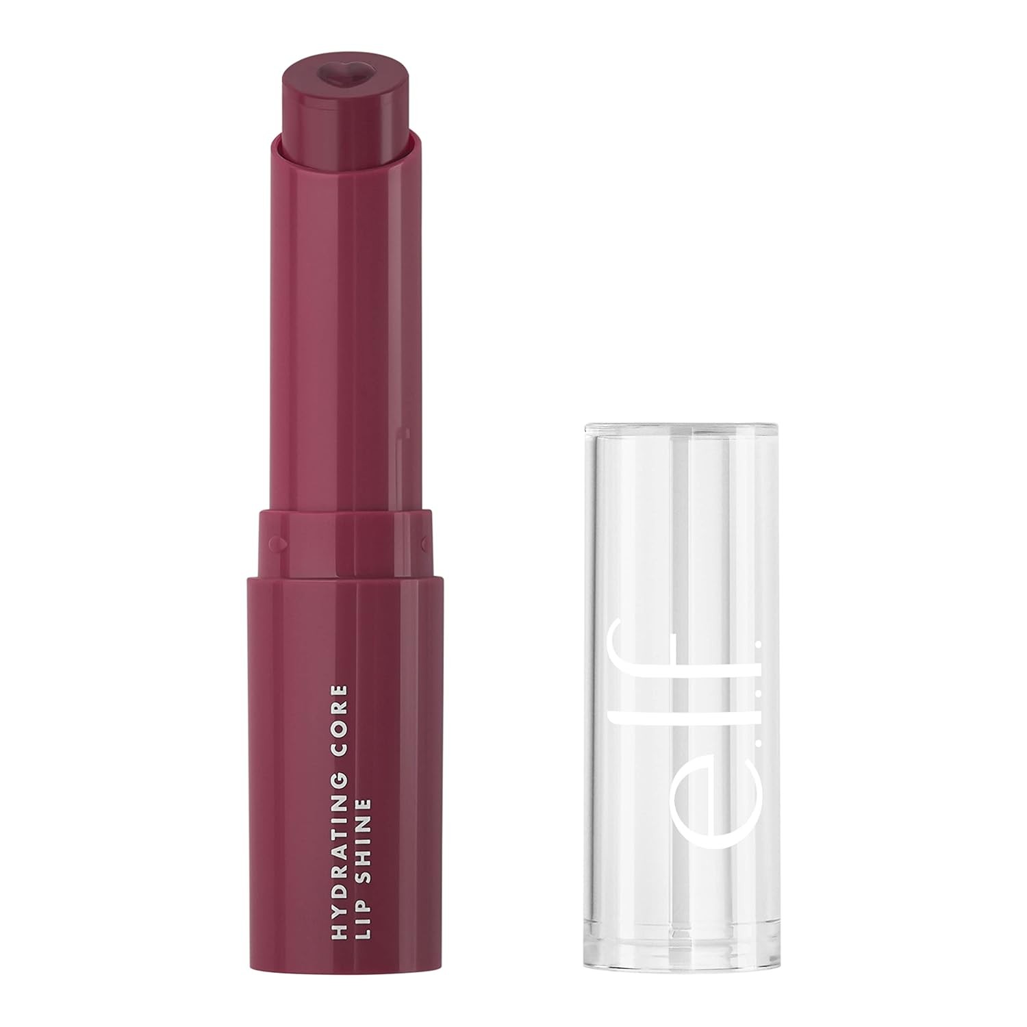 e.l.f. Hydrating Core Lip Shine Tinted Lip Balm Shea Butter Delightful Mauve