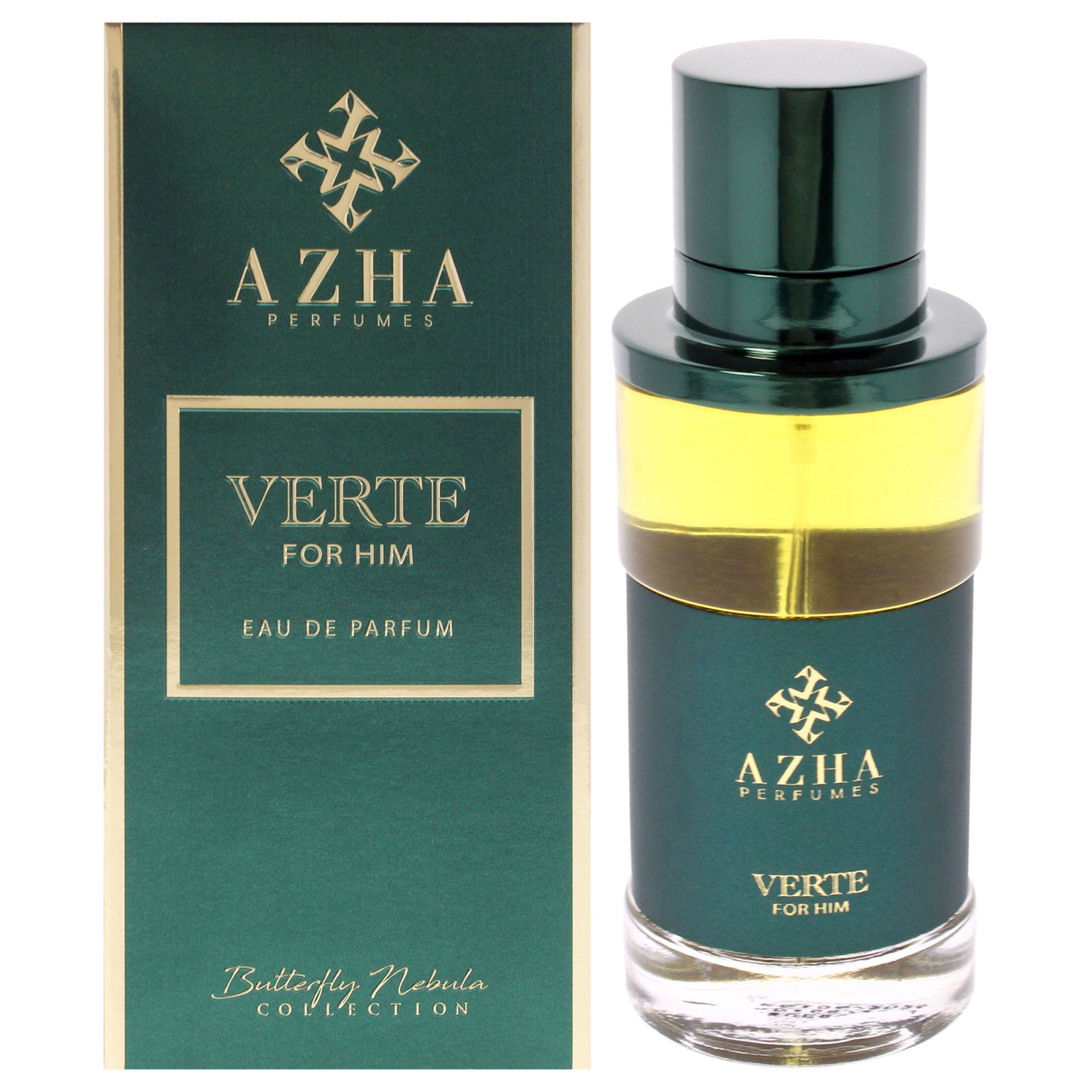 Butterfly Nebula Collection – Verte by Azha for Men – 3.3 oz EDP Spray