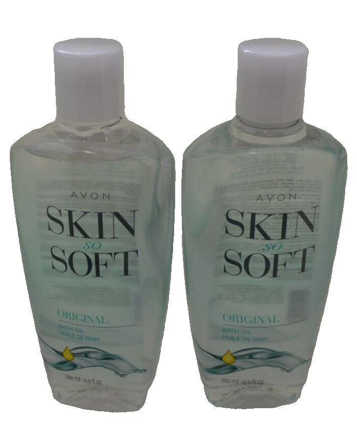 lot of 2 AVON Skin So Soft 16.9 Bath Oil