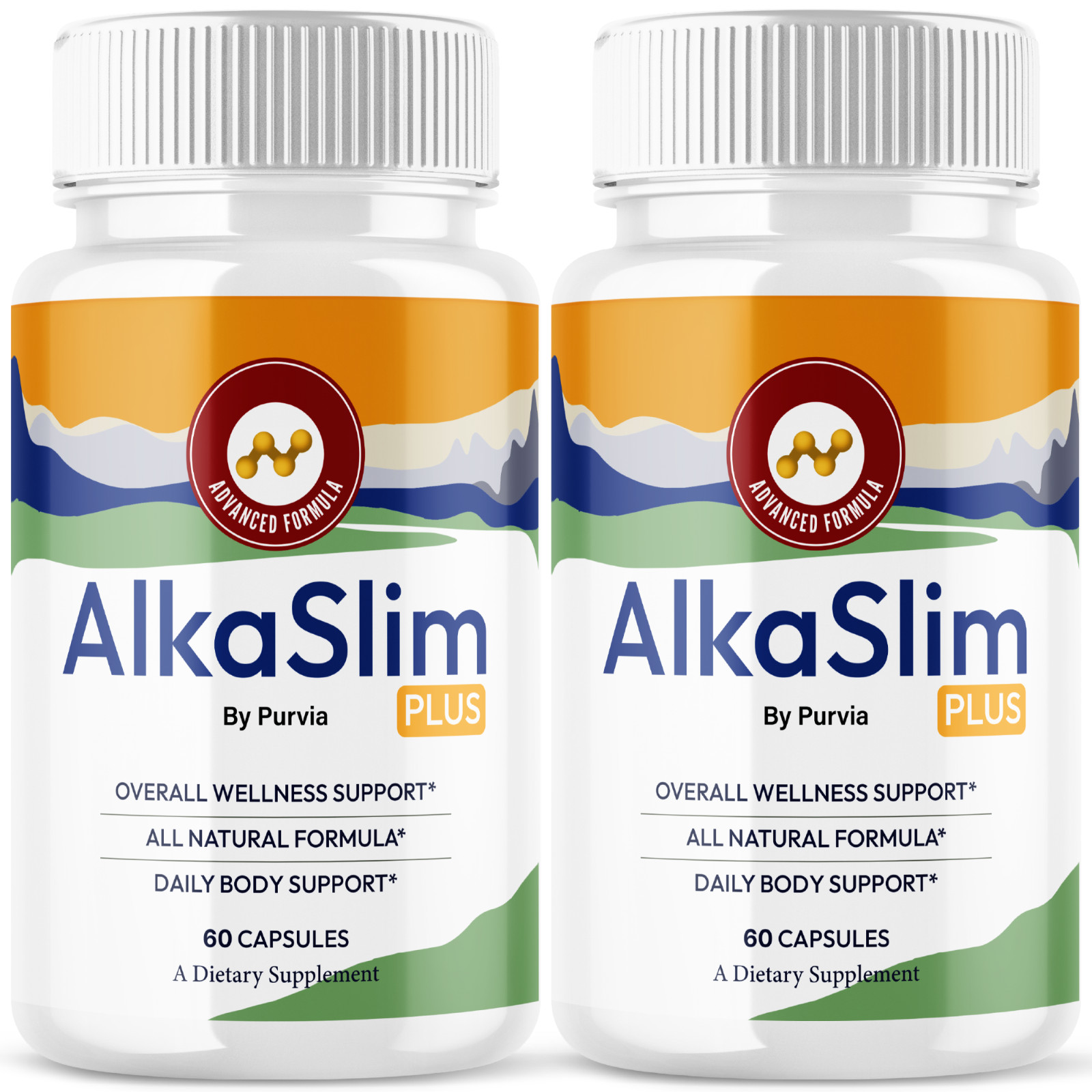 (2 Pack) Alka Slim Capsules for Weight Loss AlkaSlim Fat Burner Pills (120 ct)