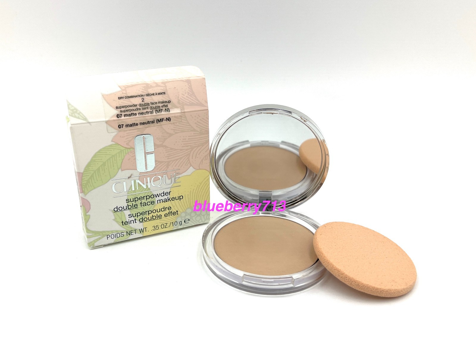 New in Box! Clinique Superpowder Double Face Makeup ~ 07 Matte Neutral