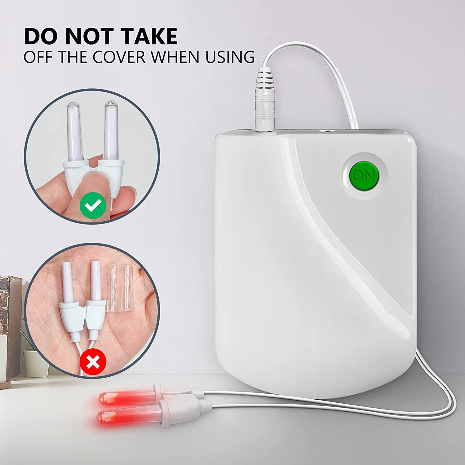 Professional Red Light Nasal Therapy Device Relieve Nose Rhinitis Tool Home Use